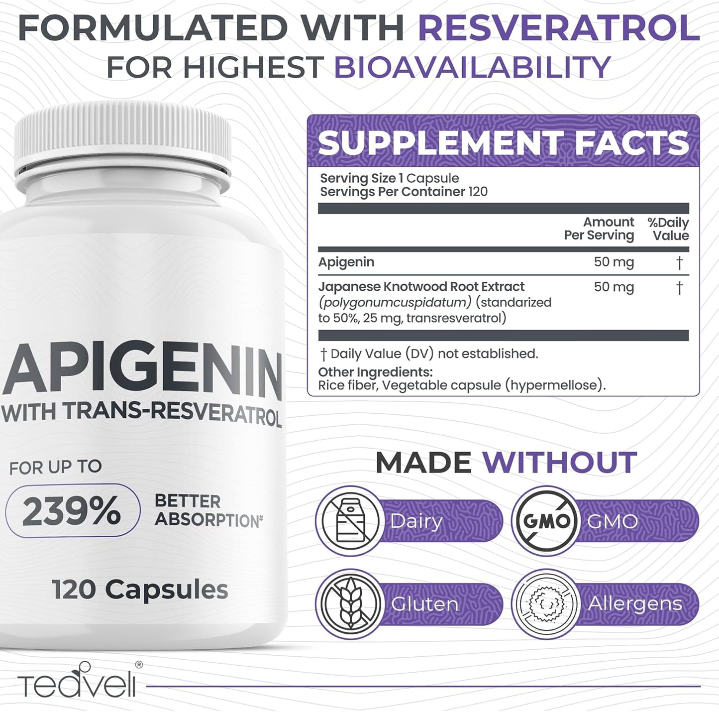 Vegan Friendly Sleep Bundle with Golden Milk and Apigenin by Teaveli - Non-GMO Sleep Aid