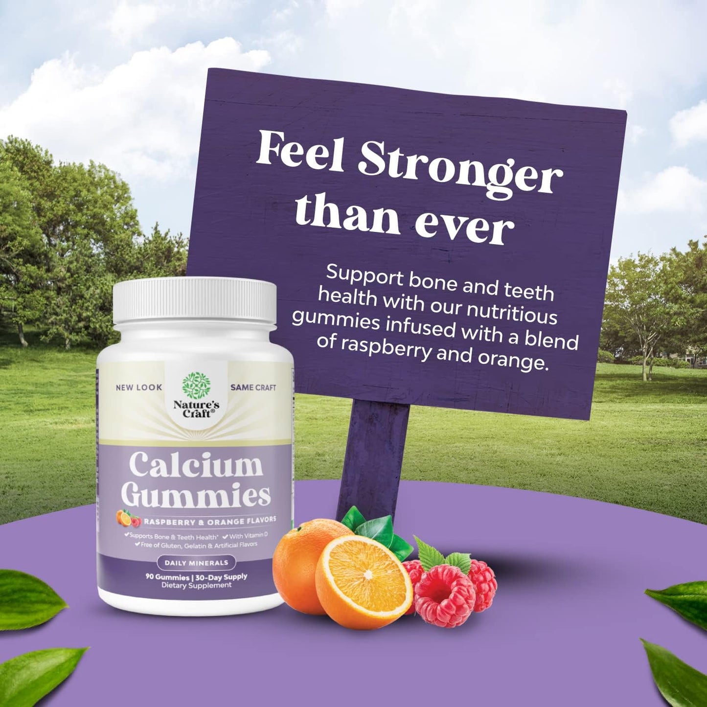 Vegan Gummy Bundle: Magnesium Citrate & Calcium Gummies for Women - Non GMO Vitamin D Supplement for Bone & Immune Support