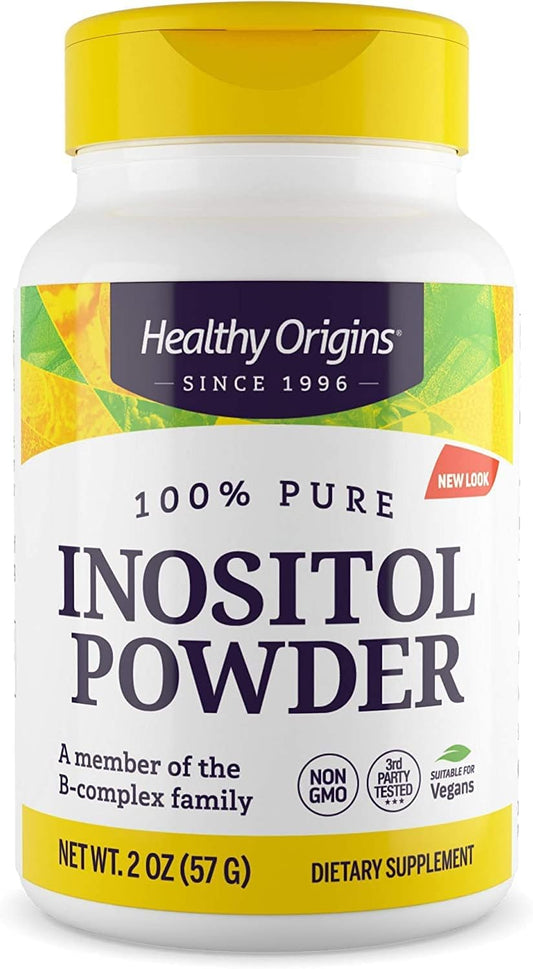 Vegan Inositol Powder for Skin, Hair & Nail Health - Vitamin B8 Supplement - Gluten-Free - 2 Oz