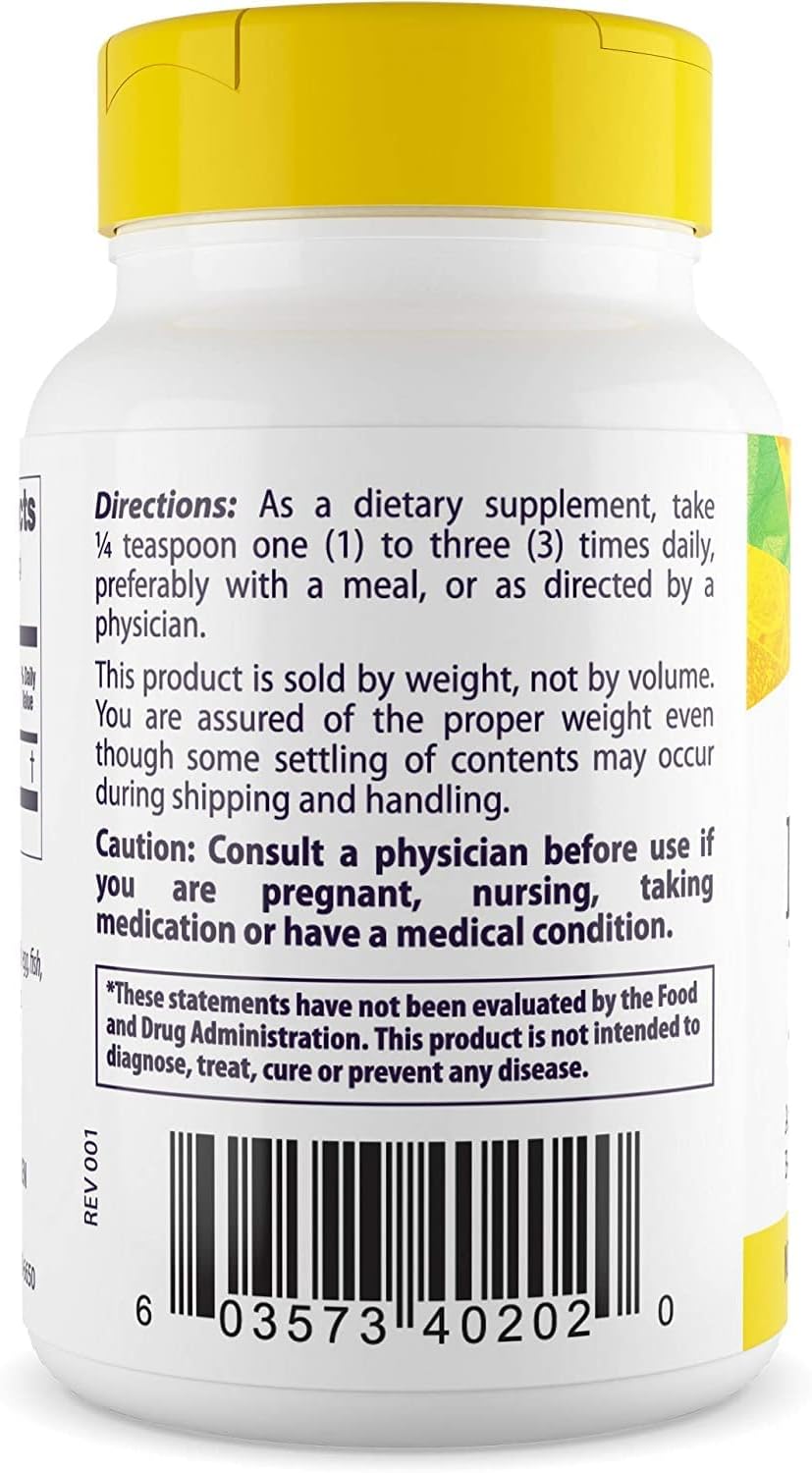 Vegan Inositol Powder for Skin, Hair & Nail Health - Vitamin B8 Supplement - Gluten-Free - 2 Oz