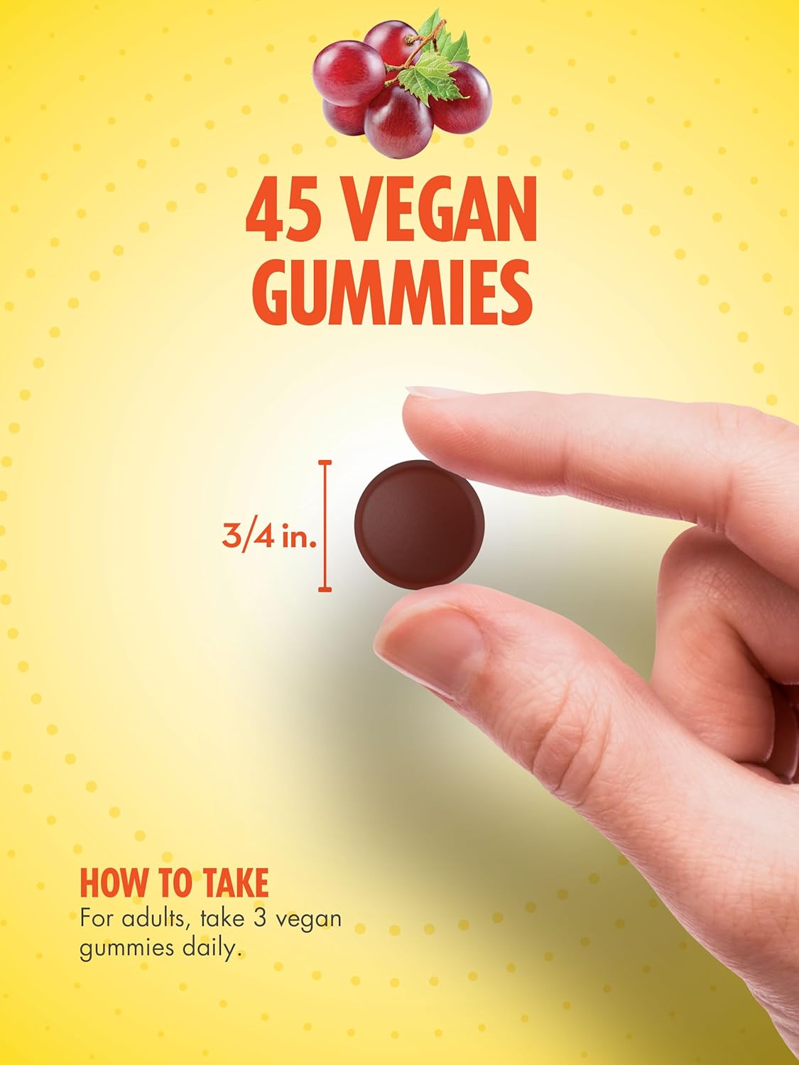 Vegan Iron Gummies with B-Vitamins - 45 Grape Flavored Gummies | Non-GMO and Gluten Free Supplement - BoostGo Australia