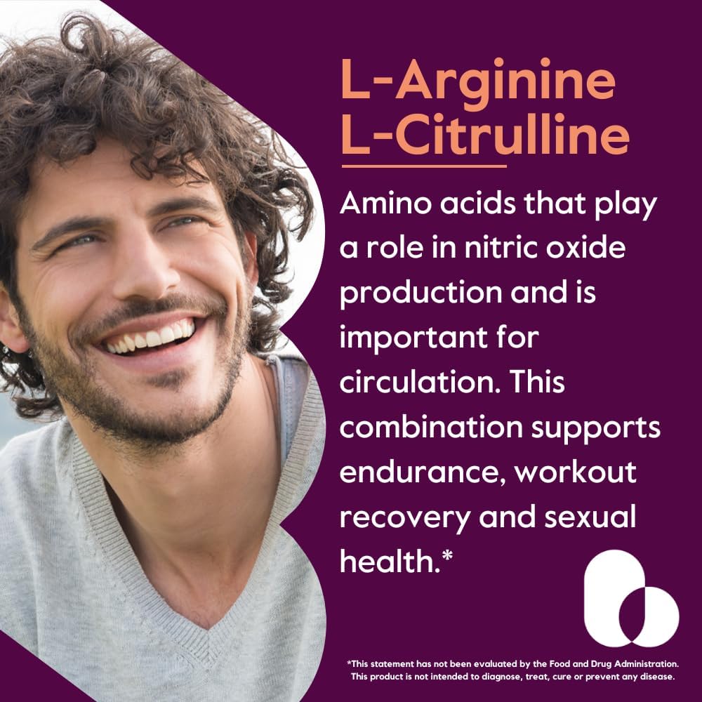 Vegan L-Arginine L-Citrulline Capsules 500mg/250mg (240 Vegetarian) - Non-GMO, Gluten-Free - No Fillers, Bestvite