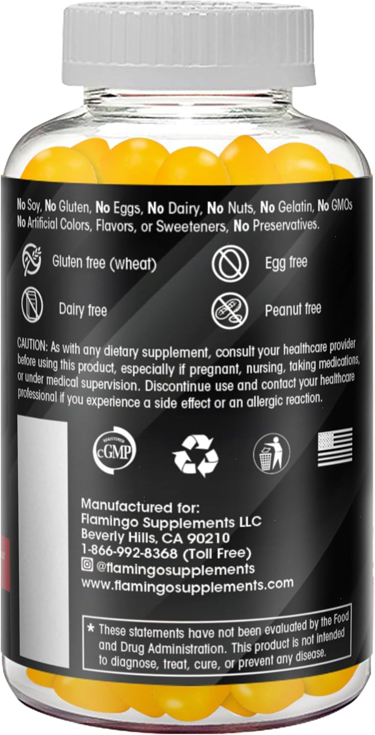 Vegan Lemon Flavored Creatine Gummy Chews for Energy Boost - 90 Count - Non-GMO Muscle Building Supplement