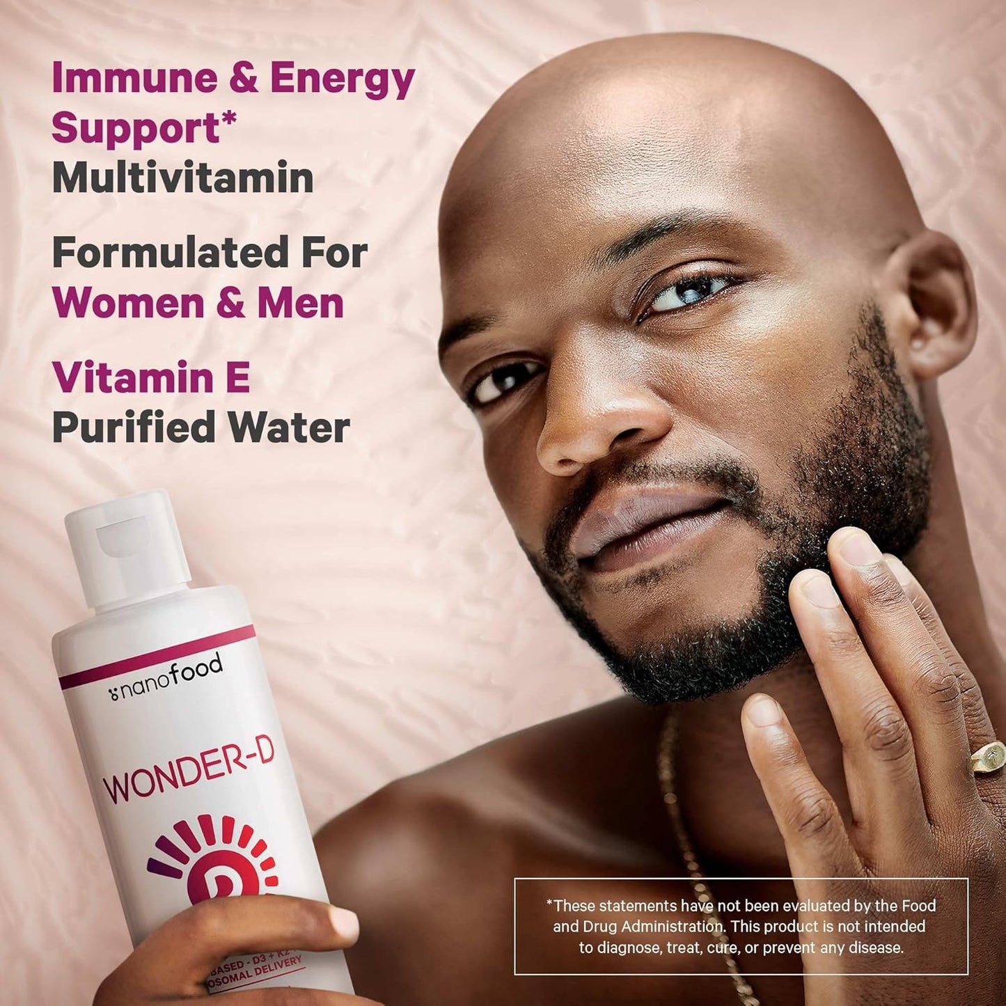 Vegan Liposomal Wonder-D Liquid Drops with Vitamin D3, B12, and K2 - Non-GMO Plant-Based Supplement with Sunflower Phospholipids and Vitamin E