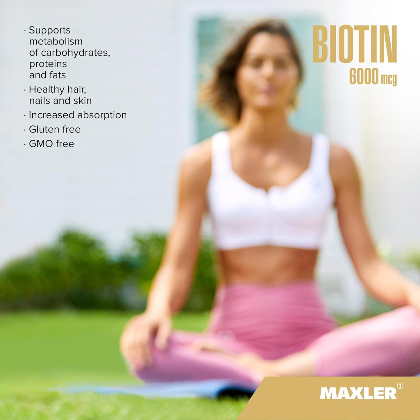 Vegan Liquid Biotin Drops for Hair, Skin, and Nails - 6000mcg per Serving - Cherry Flavor - Biotin Supplement for Metabolism of Nutrients