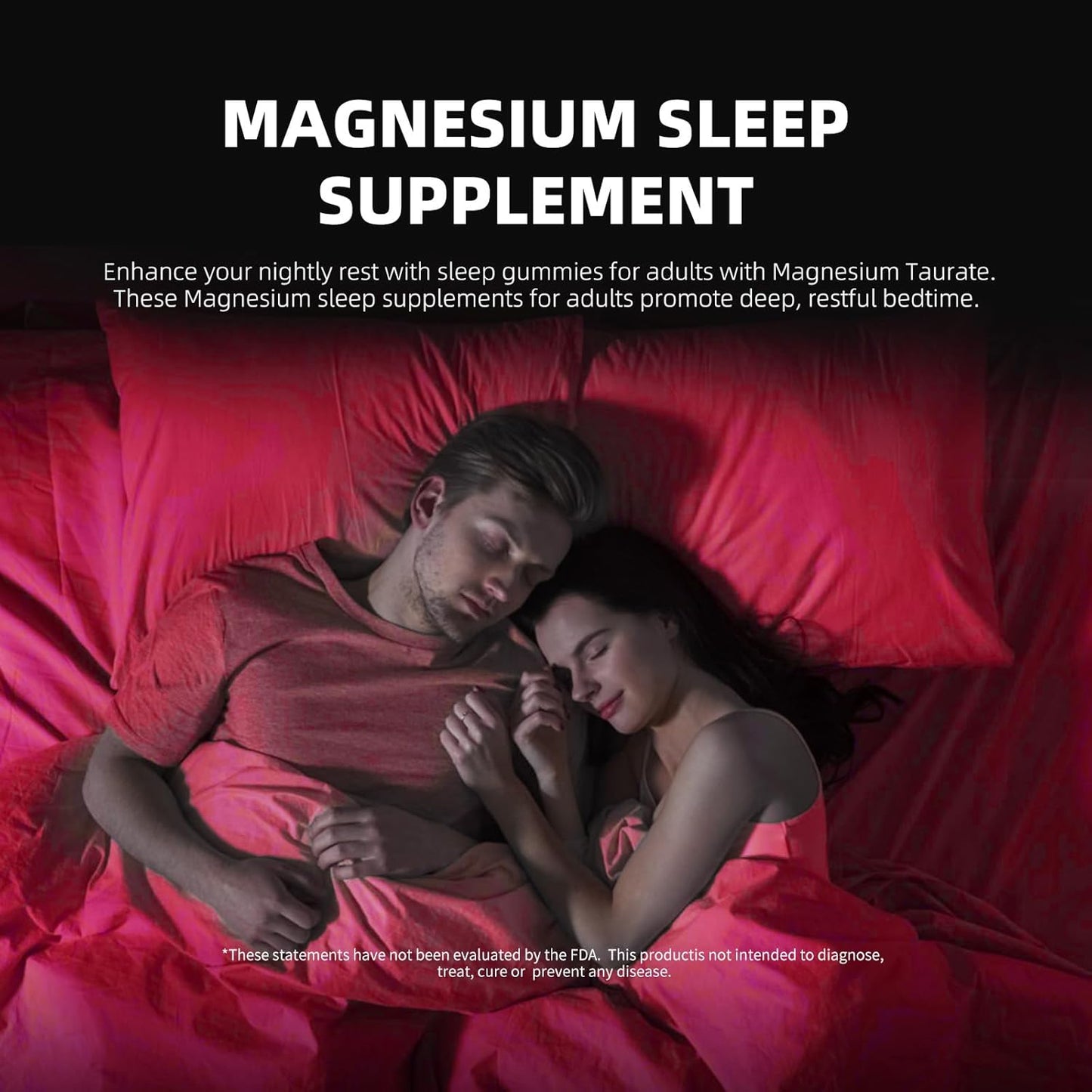 Vegan Magnesium Citrate Gummies 420mg - 90 Strawberry Gummies for Relaxation, Muscle, Bone & Energy Support