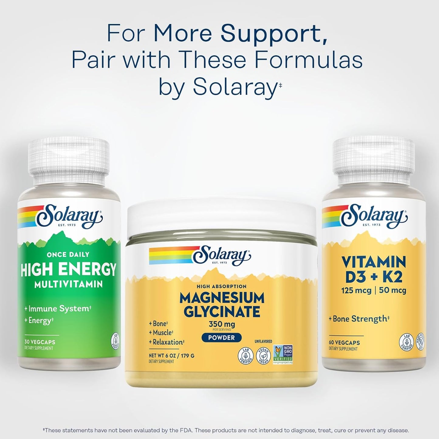 Vegan Magnesium Glycinate Powder - Unflavored Supplement for Bone, Muscle, Relaxation - Non-GMO, 60-Day Guarantee - 50 Servings, 6 OZ