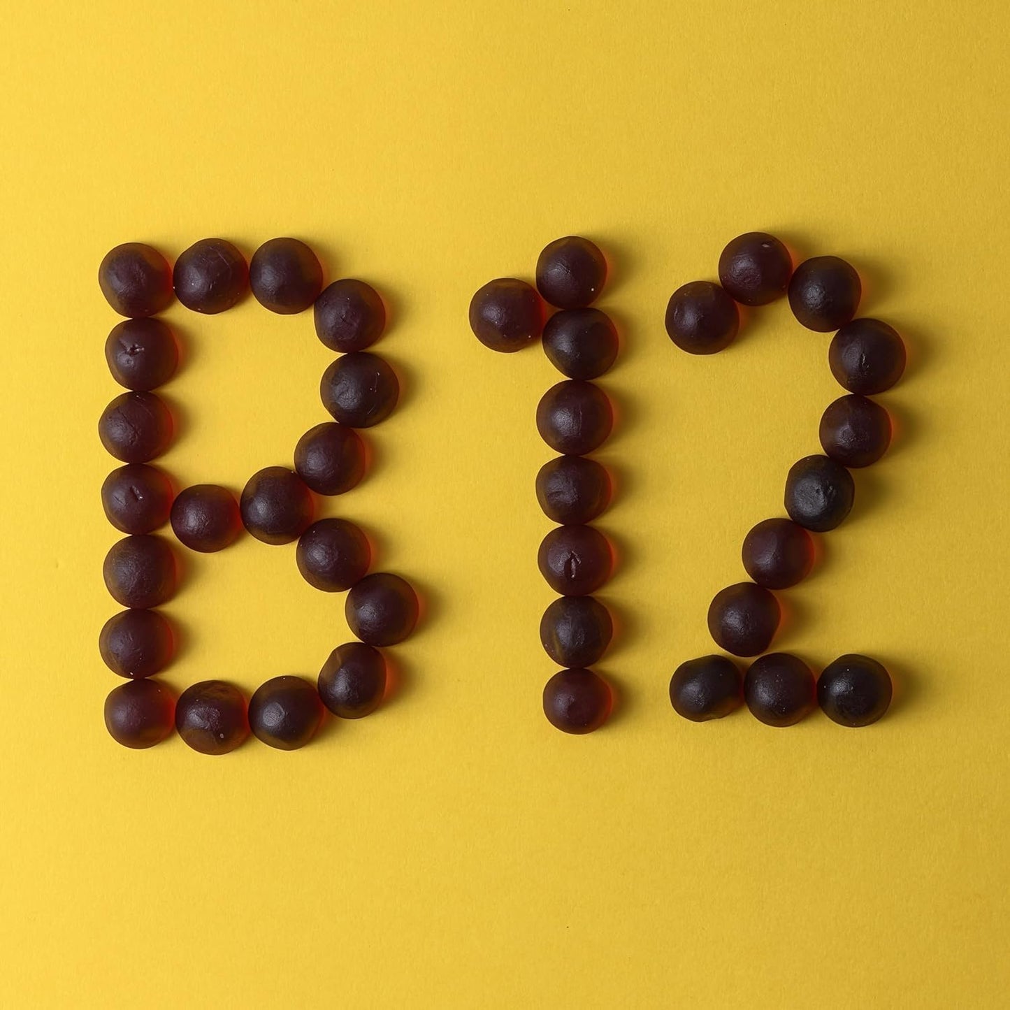 Vegan Methyl B12 Vitamin Gummies for Energy & Nerve Function - Gluten-Free, Dairy-Free, Kosher - 60 Gummies (1500 mcg)