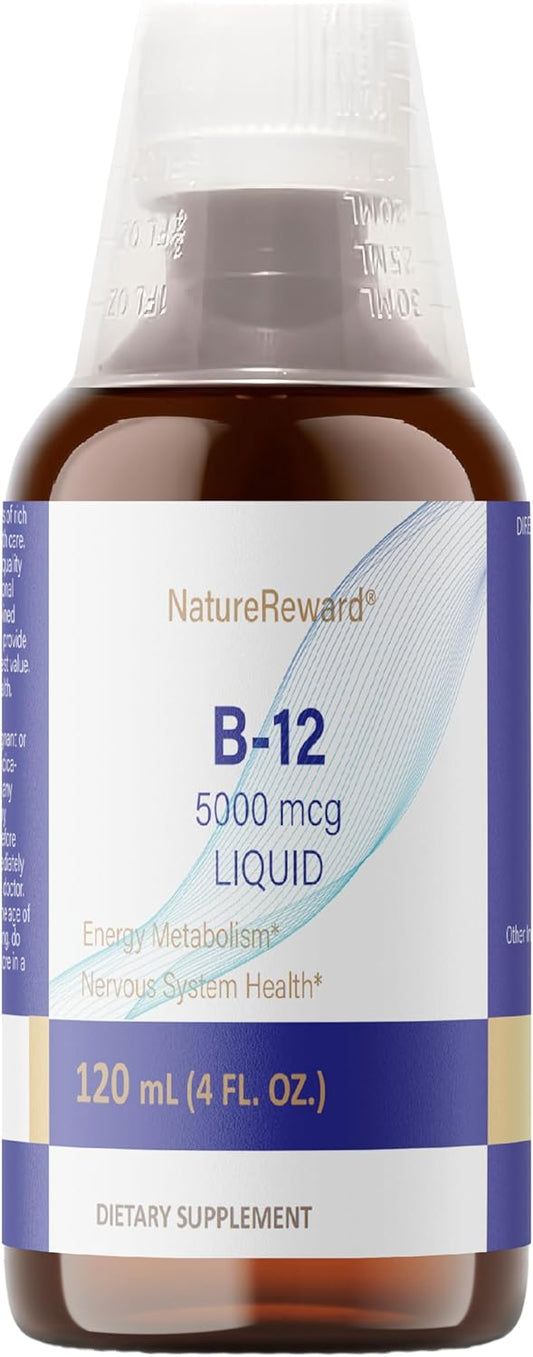 Vegan Methylcobalamin B12 Liquid Supplement - 5000mcg, 120 Servings