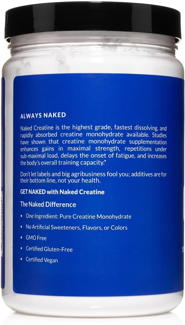 Vegan Micronized Creatine Monohydrate & L-Glutamine Bundle - 100 Servings + 240 Capsules - Non-GMO & Gluten Free - Support Muscle Growth & Recovery - No Artificial Ingredients