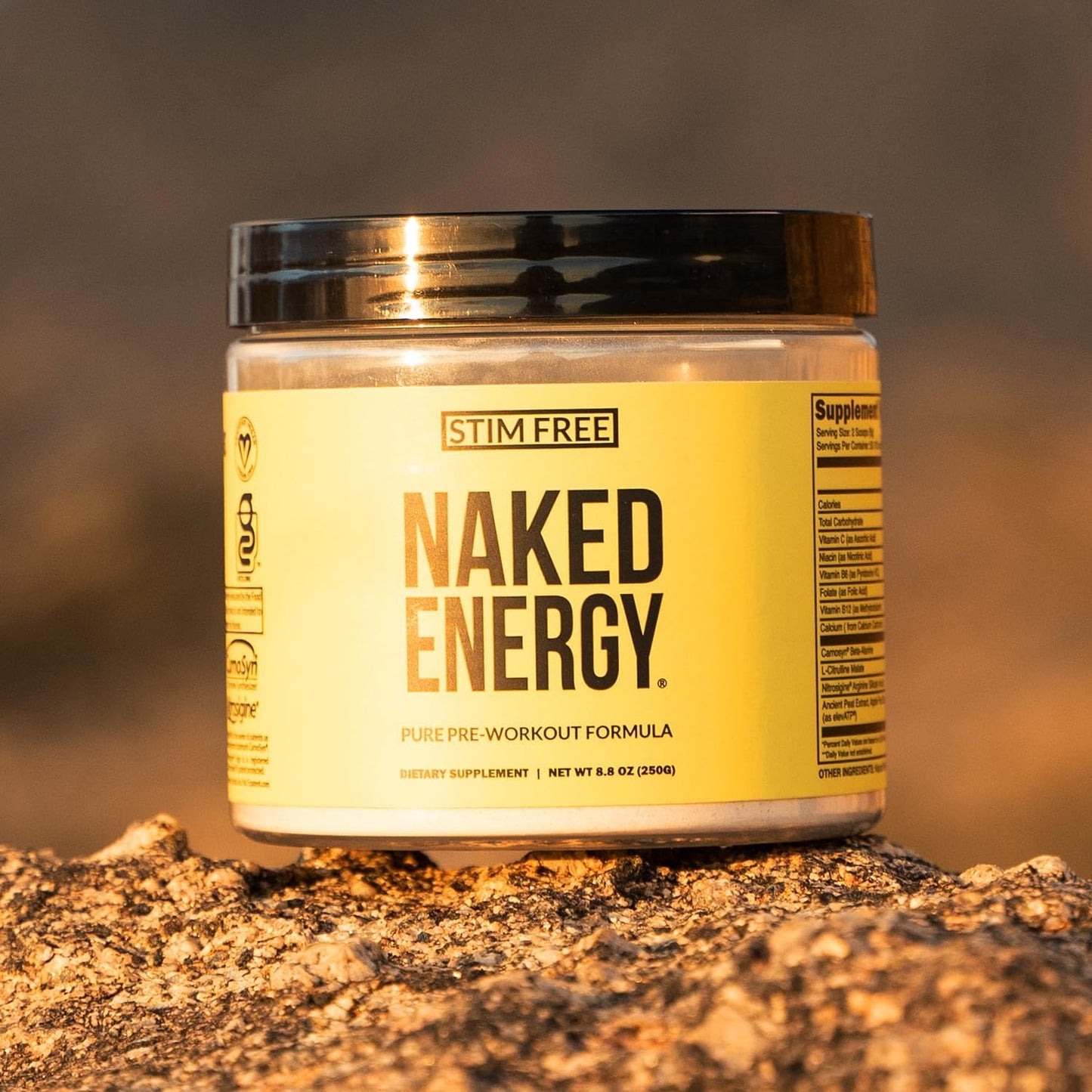 Vegan Muscle Recovery Bundle: Naked Energy Pre-Workout & 240 L-Glutamine Capsules - BoostGo Australia