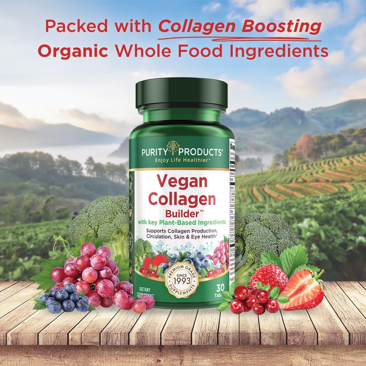 Vegan Omega 3-6-9 Bundle with Collagen Builder - Plant-Based Essential Fatty Acids + Key Ingredients for Vegan Collagen Production (180 ct)