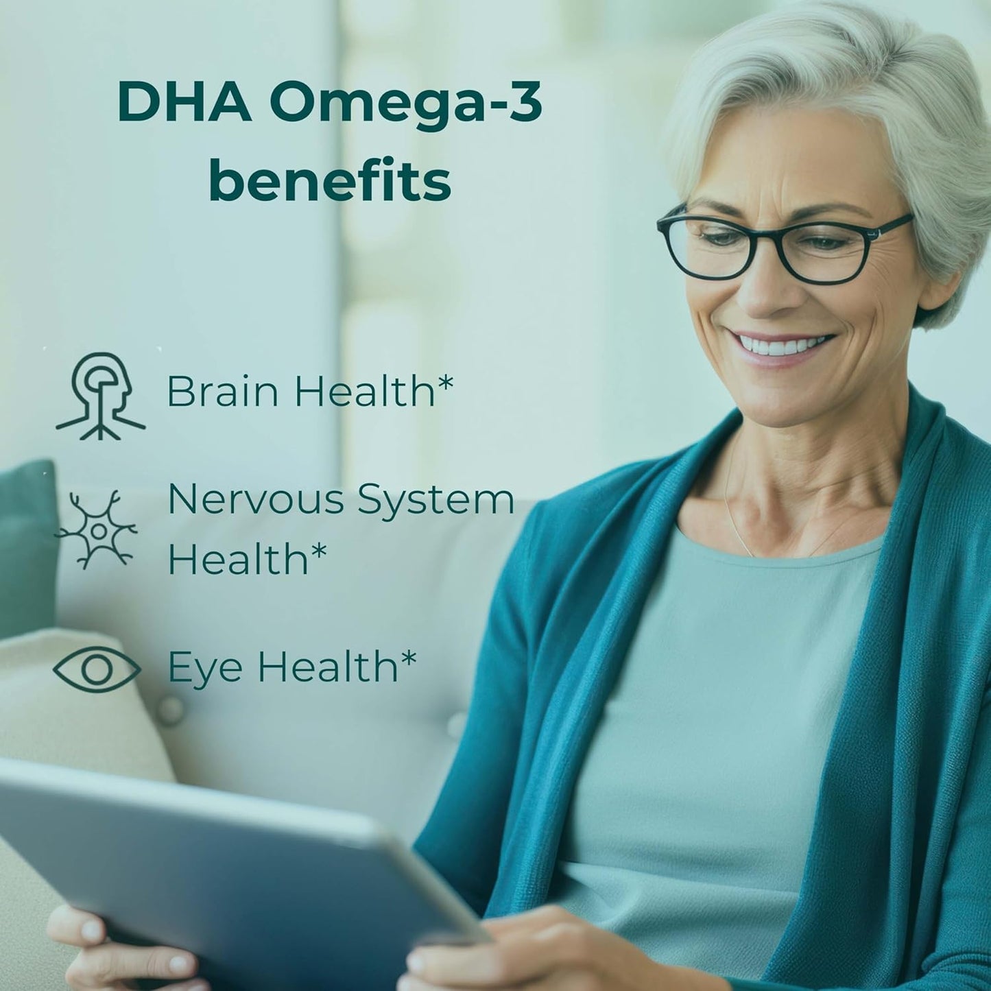 Vegan Plant-Based Algae Omega-3 and DHA Bundle - 30 Servings, Krill & Fish Oil Alternative, No Fishy Aftertaste