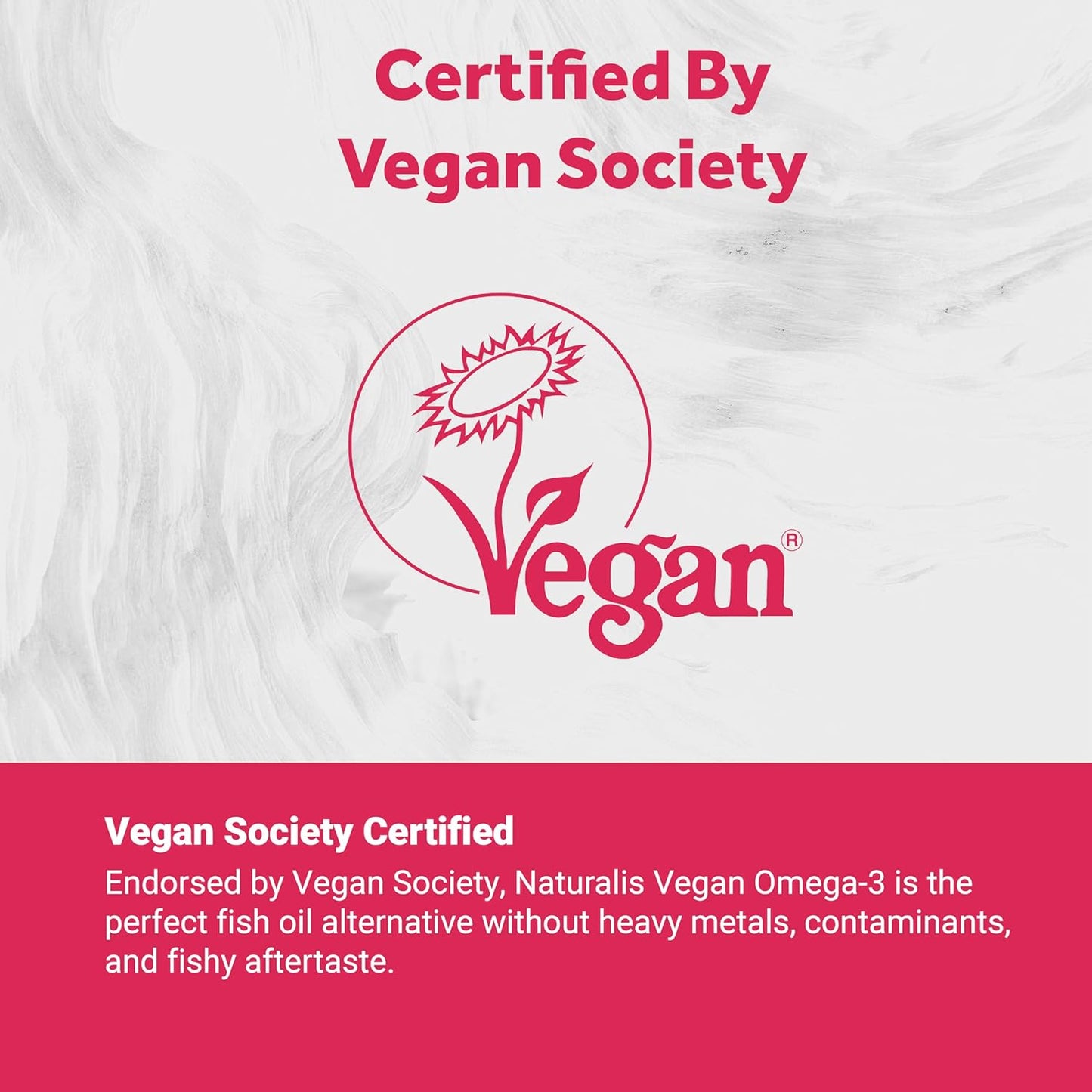 Vegan Prenatal Supplement with Omega-3, Vitamin D3, and Folate | Non-GMO, Soy Free, Vegan Society Certified | 60 Softgels