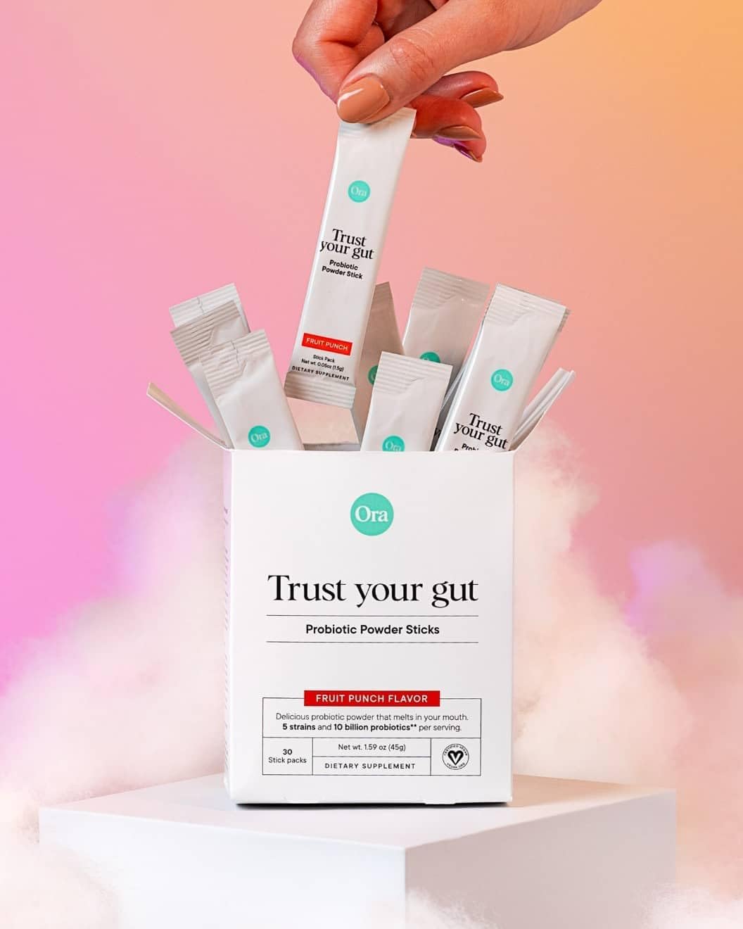 Vegan Probiotic Pixies with Prebiotics for Digestive Health - Dairy-Free & Gluten-Free, No Sugar - 30 Fast Dissolving Powder Sticks - BoostGo Australia