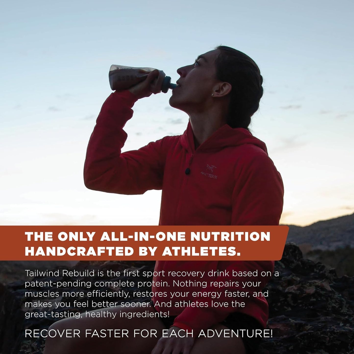 Vegan Salted Caramel Recovery Mix with Protein, Carbs, and Electrolytes for Post-Workout - Gluten, Soy, Dairy-Free - 15 Servings