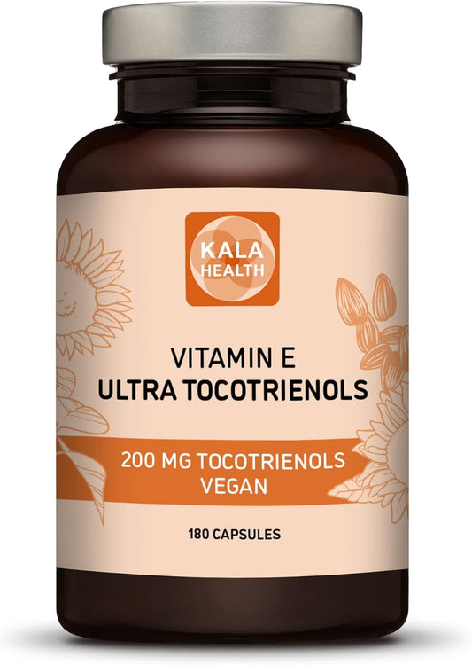 Vegan Tocotrienol Supplement 200mg - Immune & Antioxidant Support - All 4 Tocotrienols - Tocopherol Free - KALA HEALTH