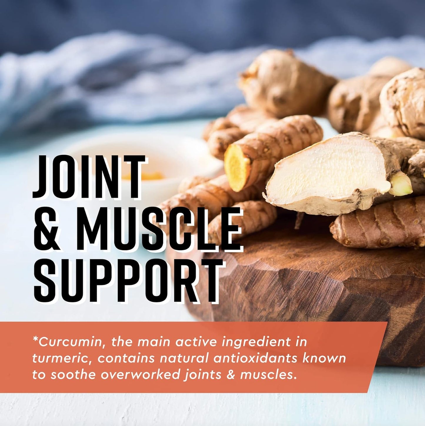 Vegan Turmeric and Ginger Supplement Drops for Gut Health and Joint Support, 4 fl oz, 60 Servings, Caffeine Free