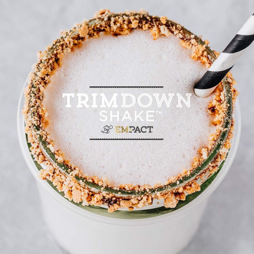 Vegan Vanilla Cinnamon Trimdown Shake - Empact Bars Protein Powder - Keto, Gluten-Free, Non-GMO - 1.65 lb