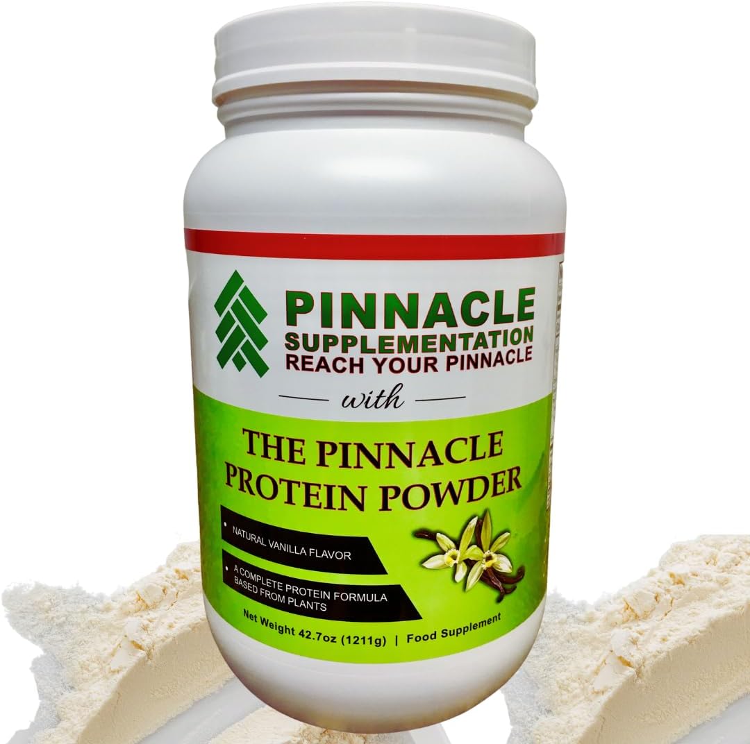 Vegan Vanilla Plant Protein Powder - 31g Pea & Rice Protein, Keto-Friendly, Low Carb, Sugar-Free - 30 Servings