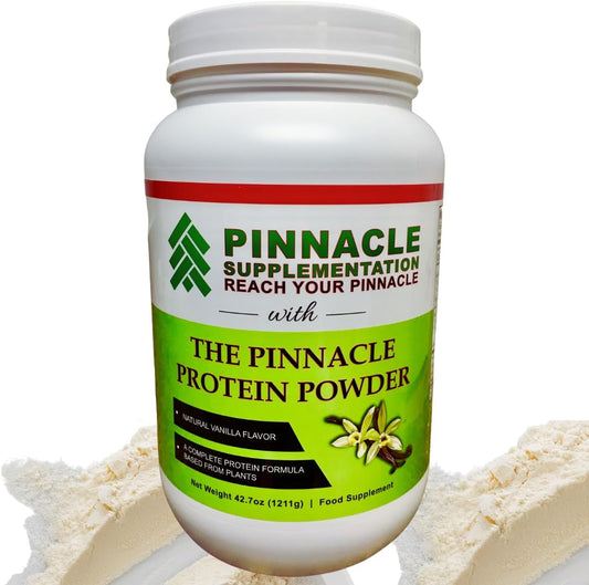 Vegan Vanilla Plant Protein Powder - 31g Pea & Rice Protein, Keto-Friendly, Low Carb, Sugar-Free - 30 Servings