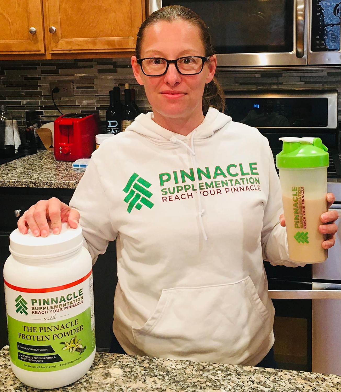 Vegan Vanilla Plant Protein Powder - 31g Pea & Rice Protein, Keto-Friendly, Low Carb, Sugar-Free - 30 Servings