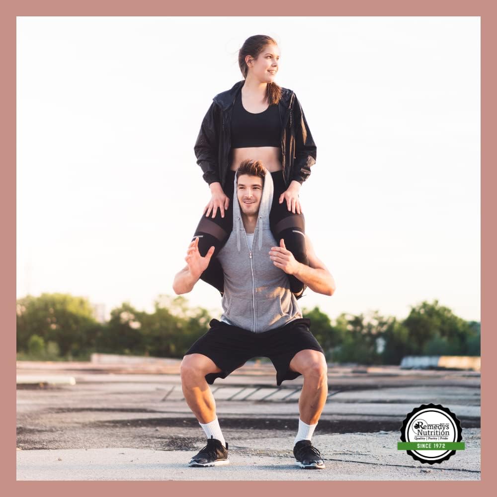 Vegan Vitamin B-100 Complex Dietary Supplement | 1,000 mg, 60 Capsules | 2 Month Supply | Non-GMO, Gluten and Dairy Free