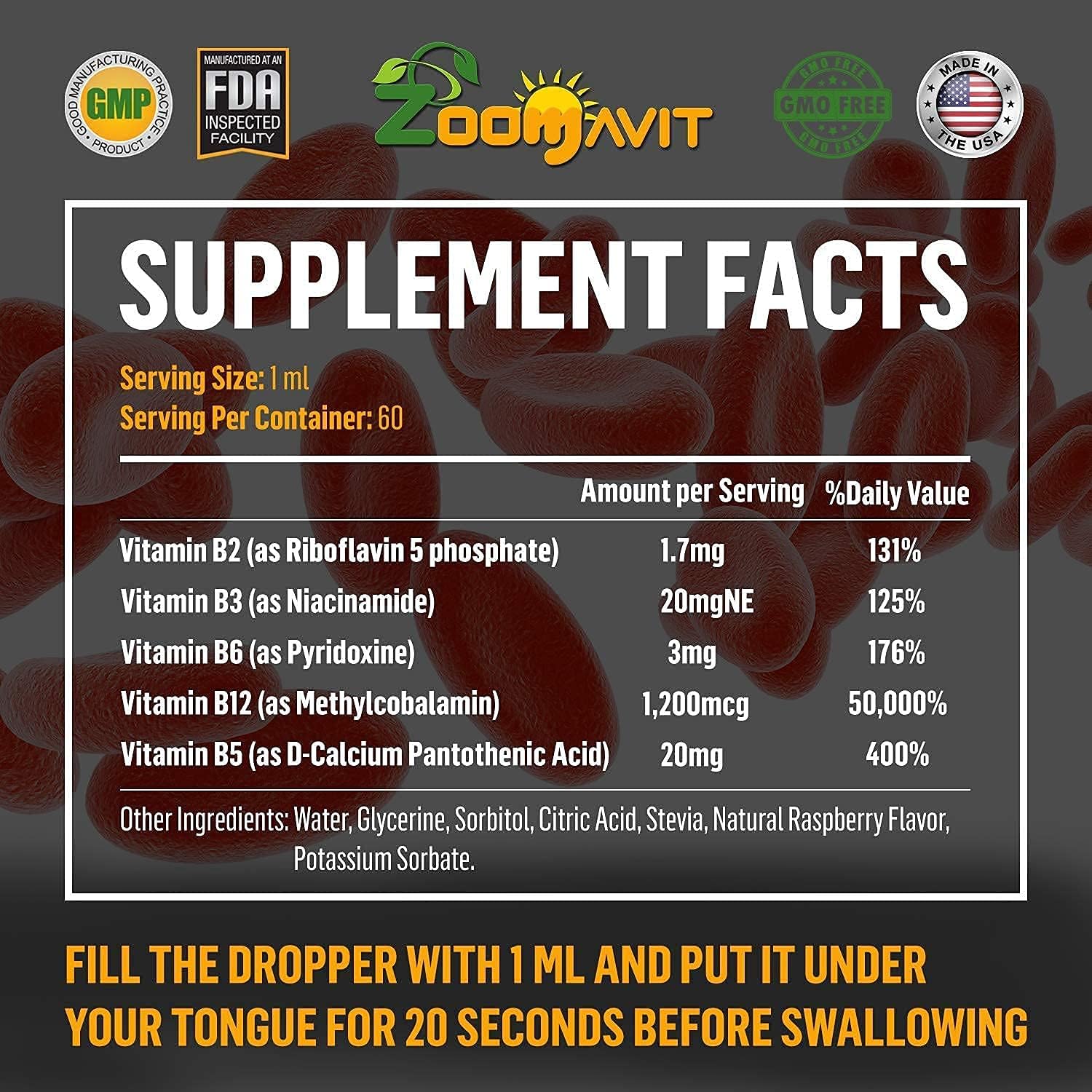 Vegan Vitamin B Complex and D3 K2 Drops for Optimal Health and Wellness