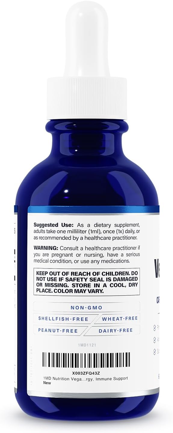 Vegan Vitamin B12 Supplement 5000mcg Methylcobalamin for Energy and Immune Support by 1MD Nutrition