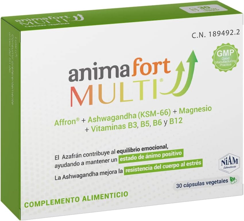 Vegetable Capsules with Affron, 5-HTP, Magnesium, and B Vitamins for Mood Support