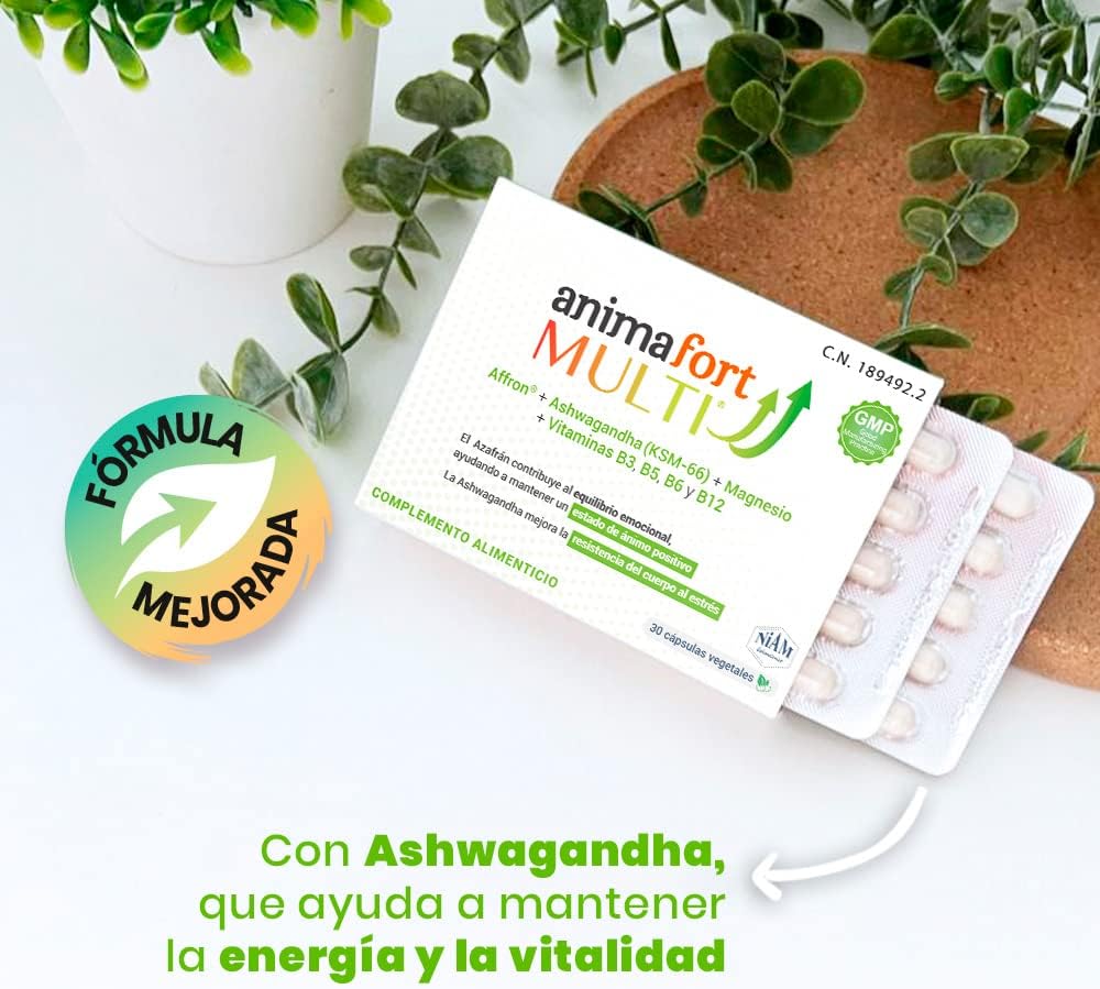 Vegetable Capsules with Affron, 5-HTP, Magnesium, and B Vitamins for Mood Support