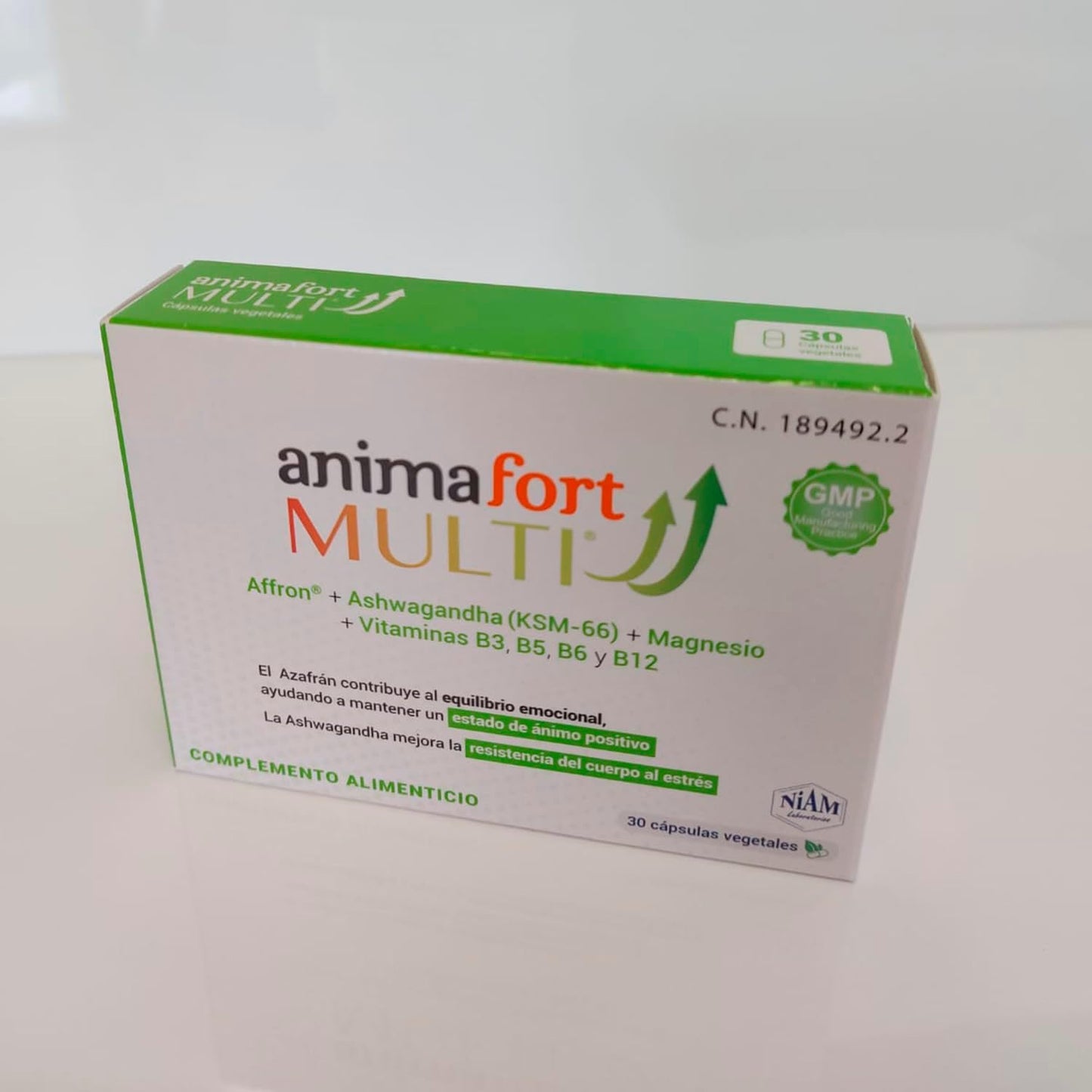 Vegetable Capsules with Affron, 5-HTP, Magnesium, and B Vitamins for Mood Support