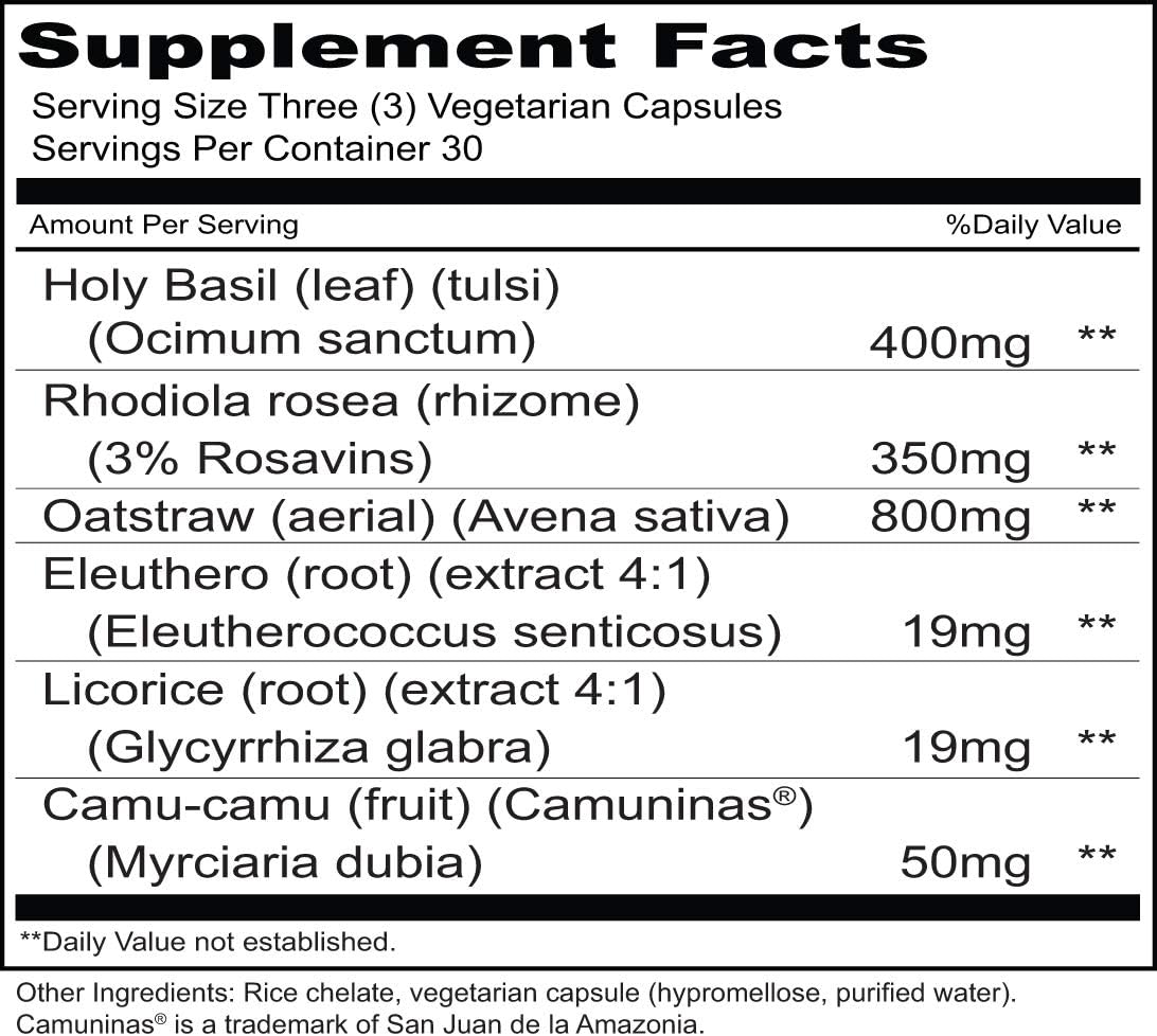 Vegetarian Adrenal Support Capsules - 90 Count by Priority One Vitamins