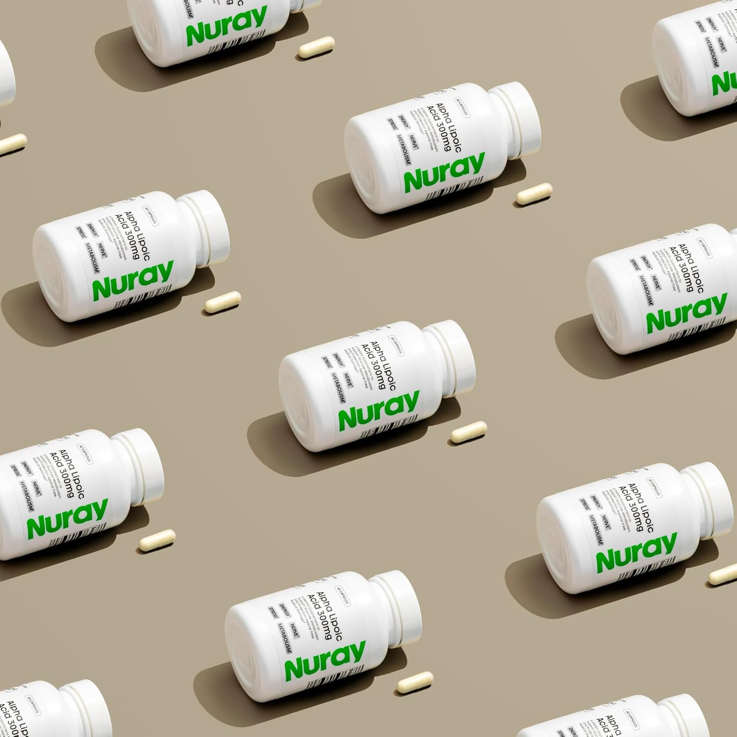 Vegetarian Alpha Lipoic Acid 300mg Capsules - Antioxidant Support for Healthy Aging & Energy Production - Gluten-Free Supplement for Nerve Function & Metabolism - 60 Count - BoostGo Australia