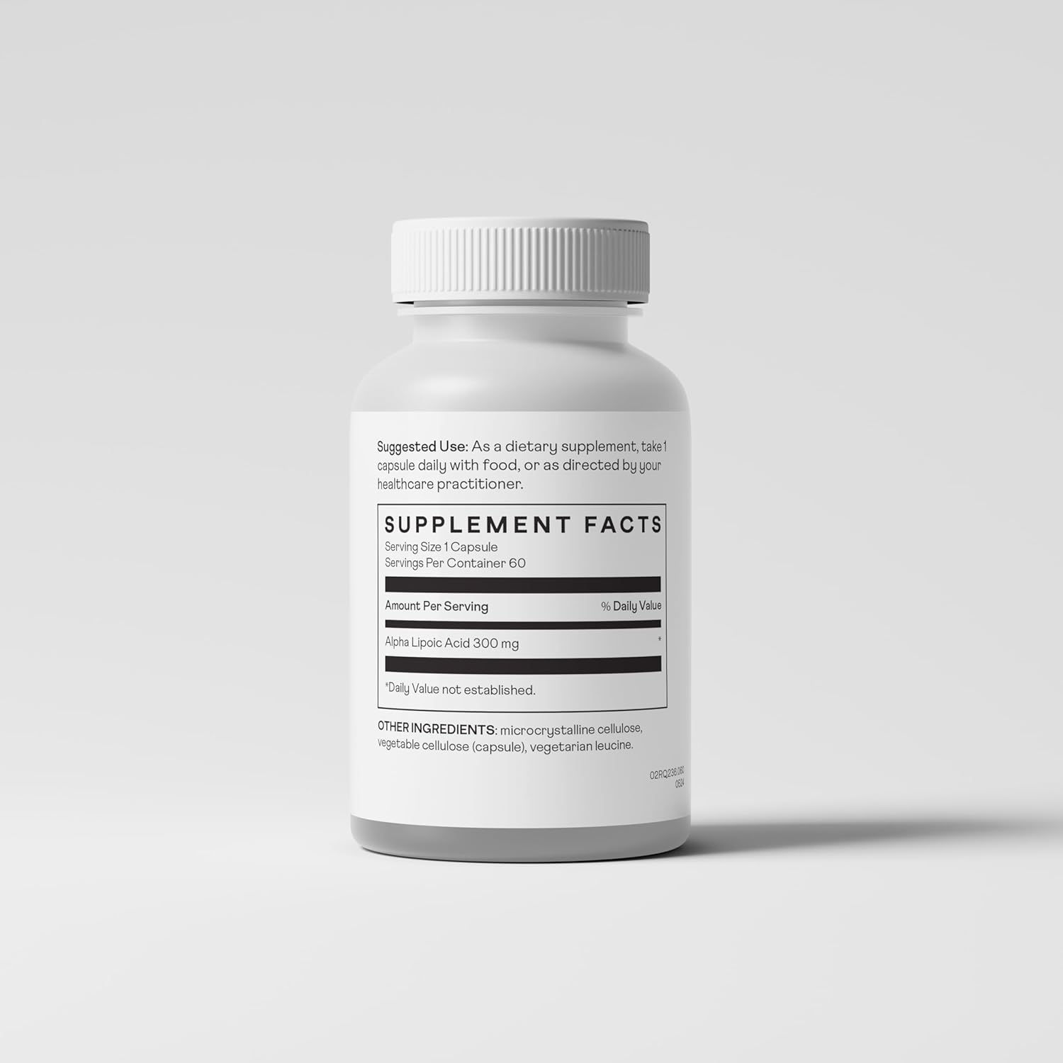 Vegetarian Alpha Lipoic Acid 300mg Capsules - Antioxidant Support for Healthy Aging & Energy Production - Gluten-Free Supplement for Nerve Function & Metabolism - 60 Count - BoostGo Australia