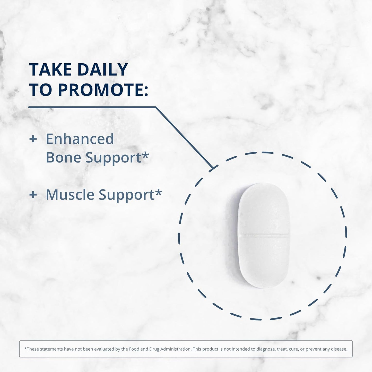 Vegetarian Bone Building Supplement with Magnesium & Calcium - Metagenics Bone Builder for Men & Women - 90 Servings