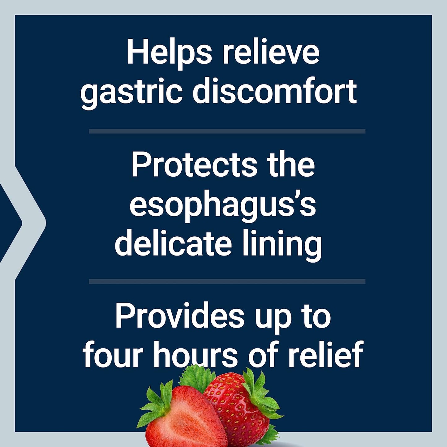 Vegetarian Esophageal Guardian with Alginic Acid & Potassium Bicarbonate for Gastric Relief - 60 Chewable Tablets, Non-GMO & Gluten-Free