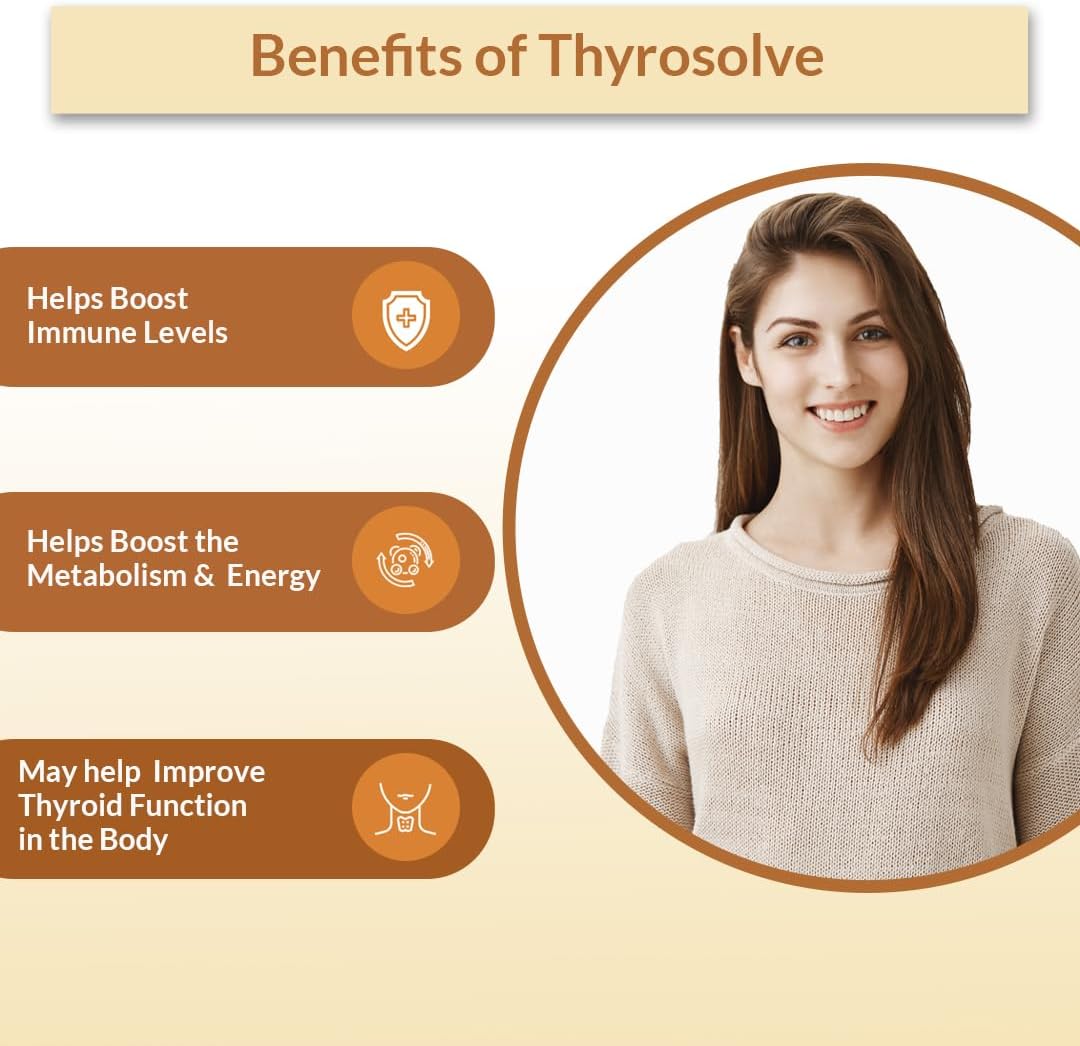 Vegetarian Non-GMO Thyroid Support Supplement - 100% Vegan Ayurveda Capsules - Natural Thyroid Aid
