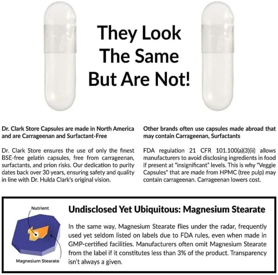 Vegetarian Parasite Cleanse Program by Dr. Clark Store - Plant-Based Maintenance Formula