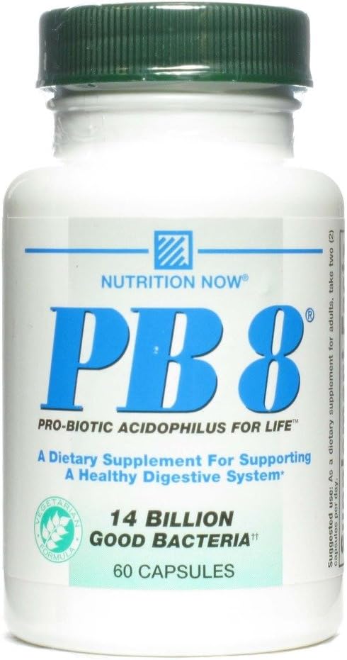 Vegetarian Probiotic Acidophilus Supplement - Nutrition Now PB 8, 60 VCaps