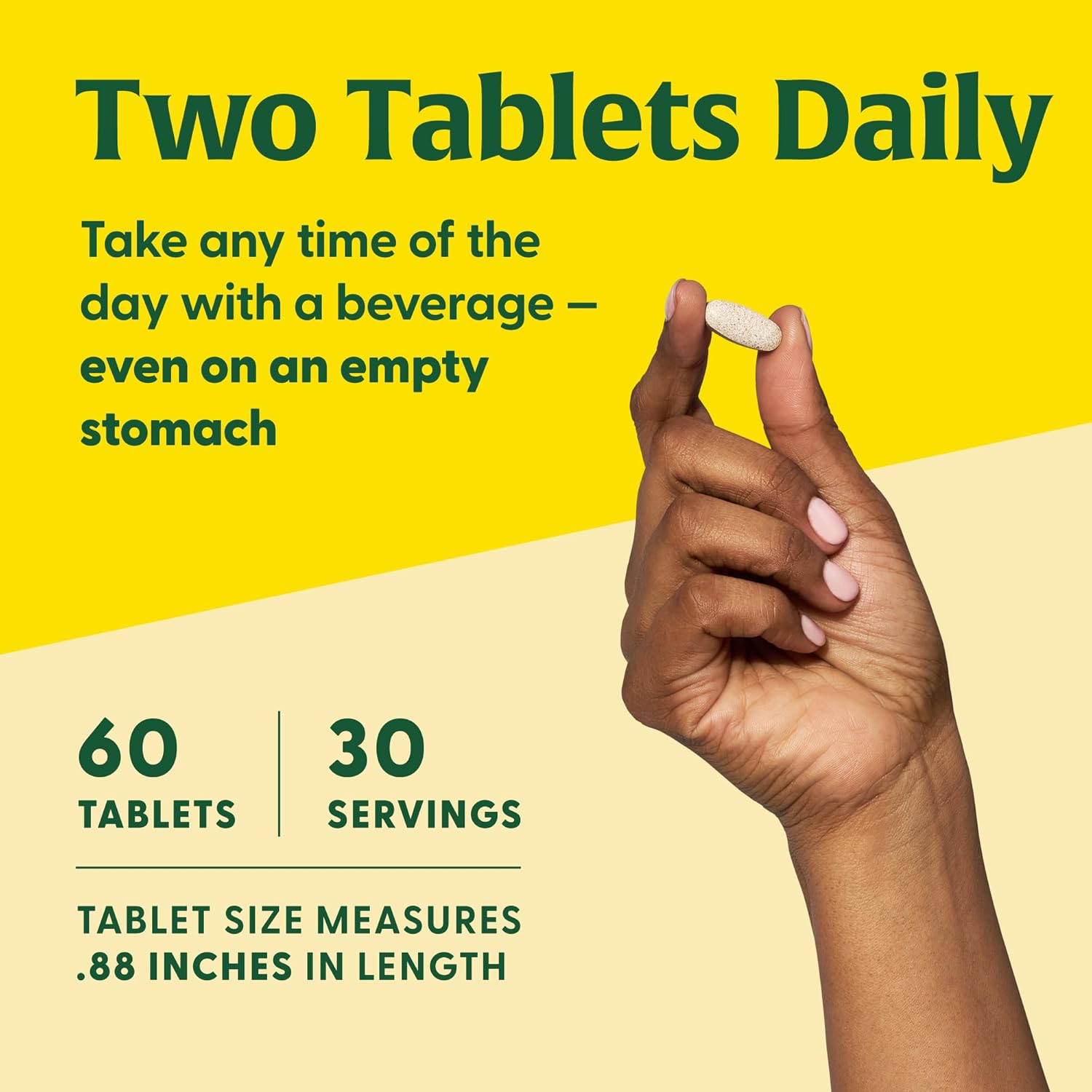 Vegetarian Thyroid Support Supplement with Ashwagandha, Zinc, Selenium, Copper, Iodine, L-Tyrosine - 60 Tabs