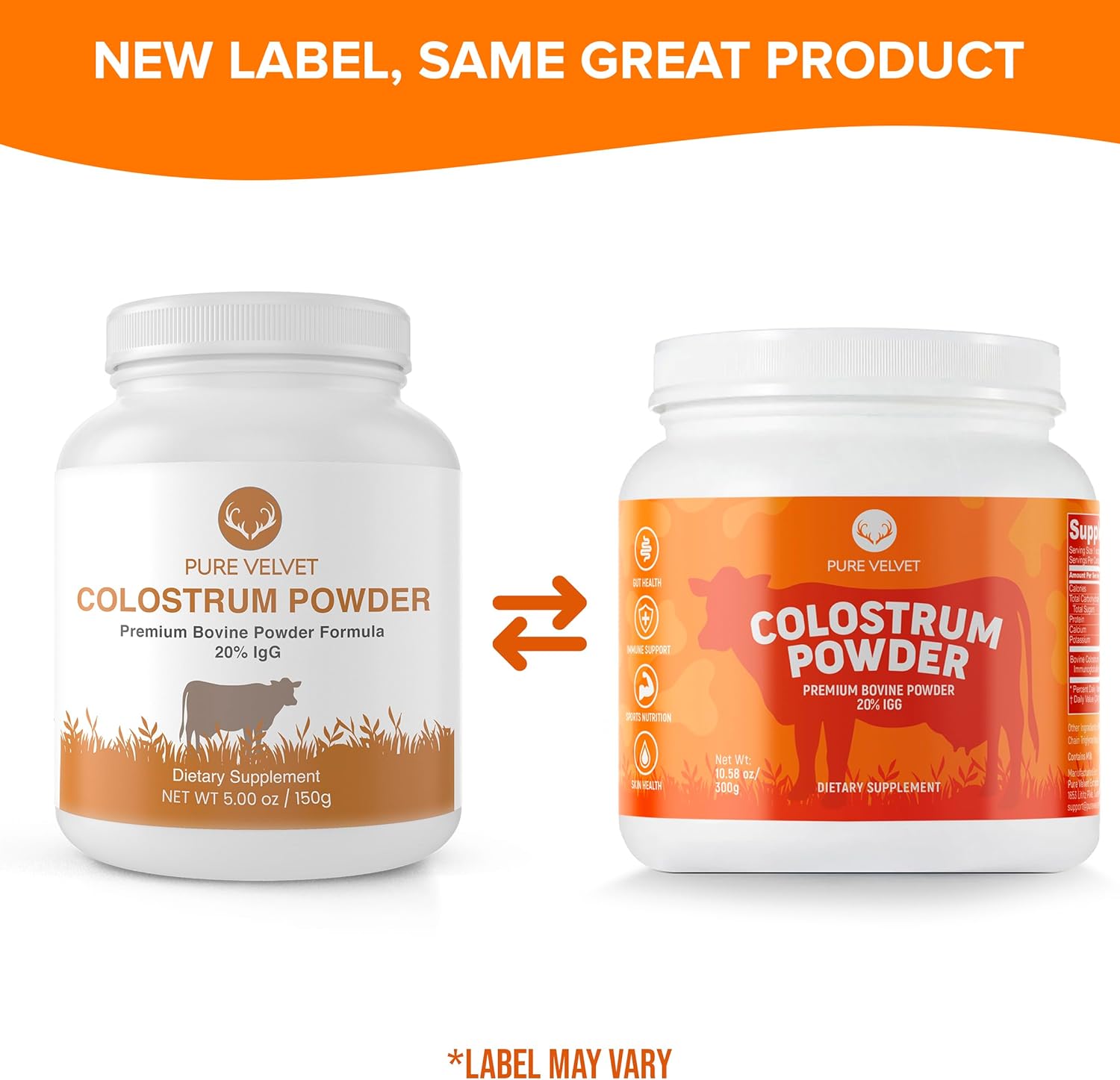 Velvet Colostrum Powder: Gut Health, Hair Growth, Immune Support - 10 oz Dairy Supplement with Lactoferrin & Immunoglobulins - BoostGo Australia