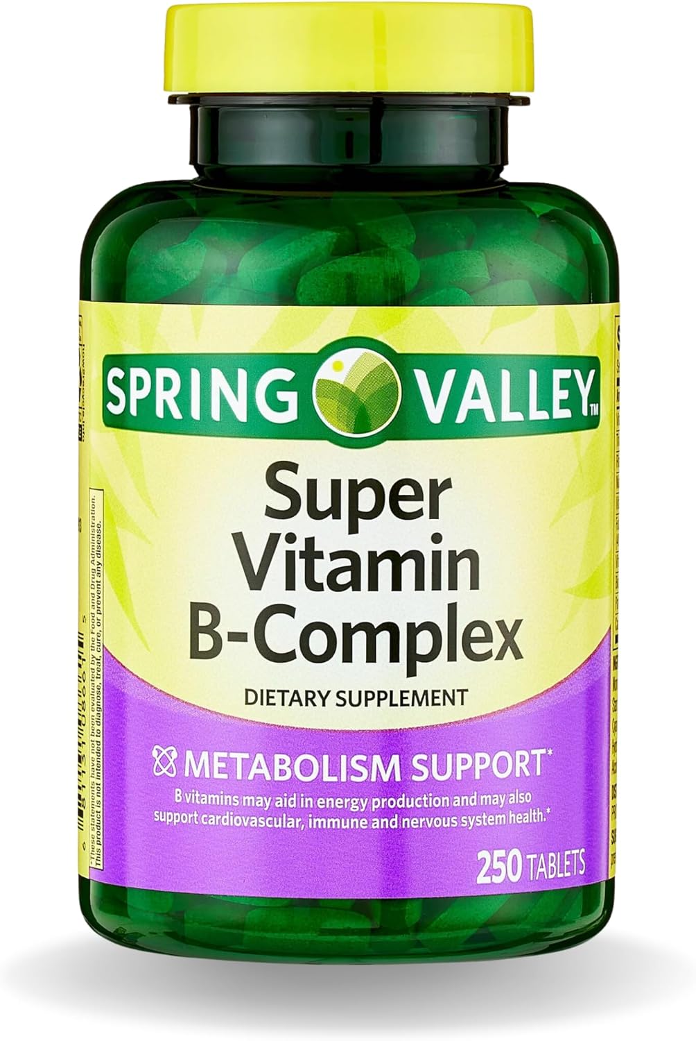 VENANCIO'S SHOP Super Vitamin B Complex Tablets - Spring Valley, 250 Count Dietary Supplement