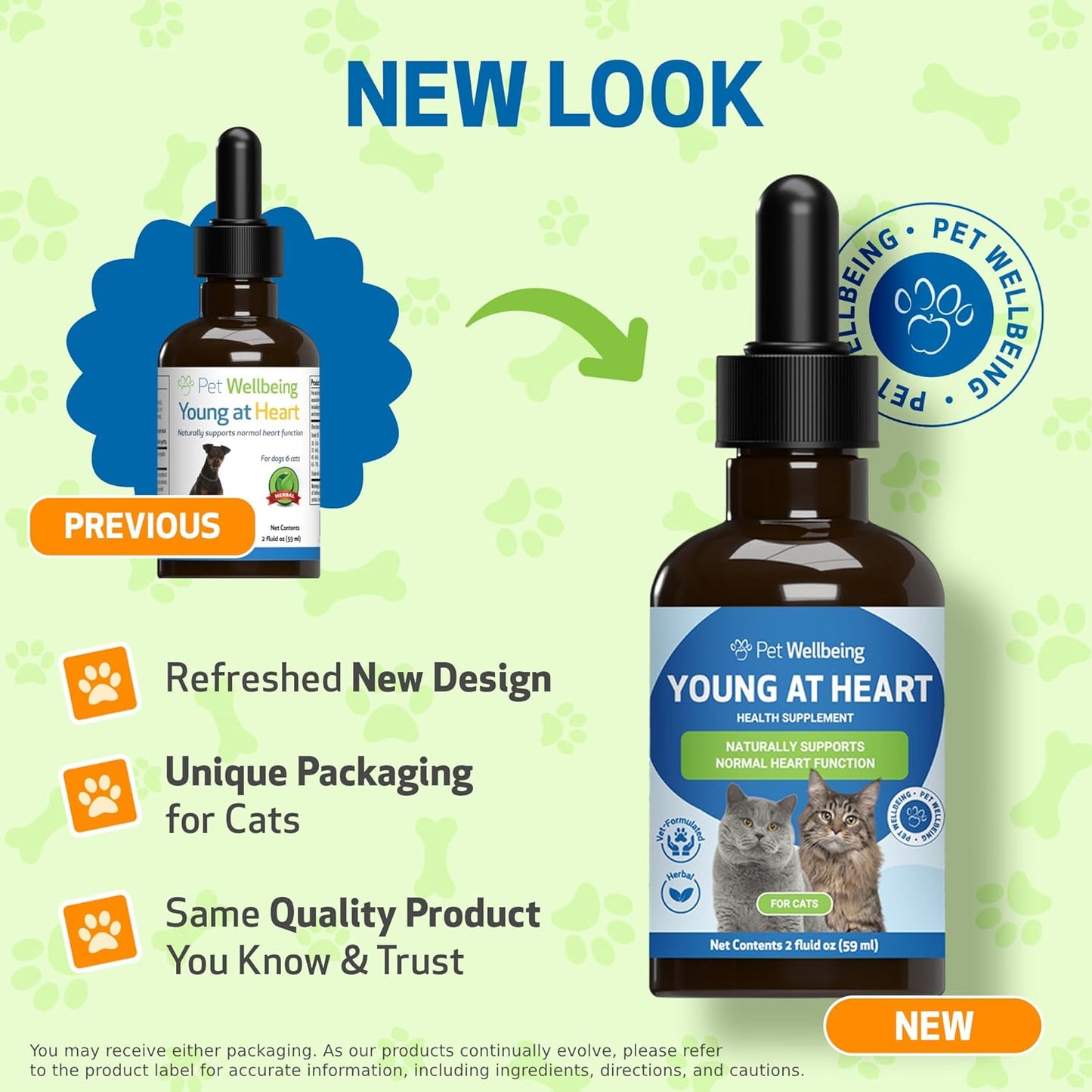 Veterinarian-Formulated Herbal Supplement for Cats - Supports Heart Health, Circulatory System with Hawthorn, Motherwort, Schisandra - 2 fl oz