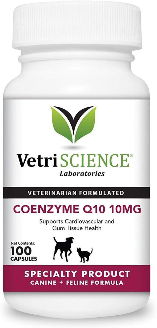 VetriScience Coenzyme Q10 10mg Capsules - 100 Count