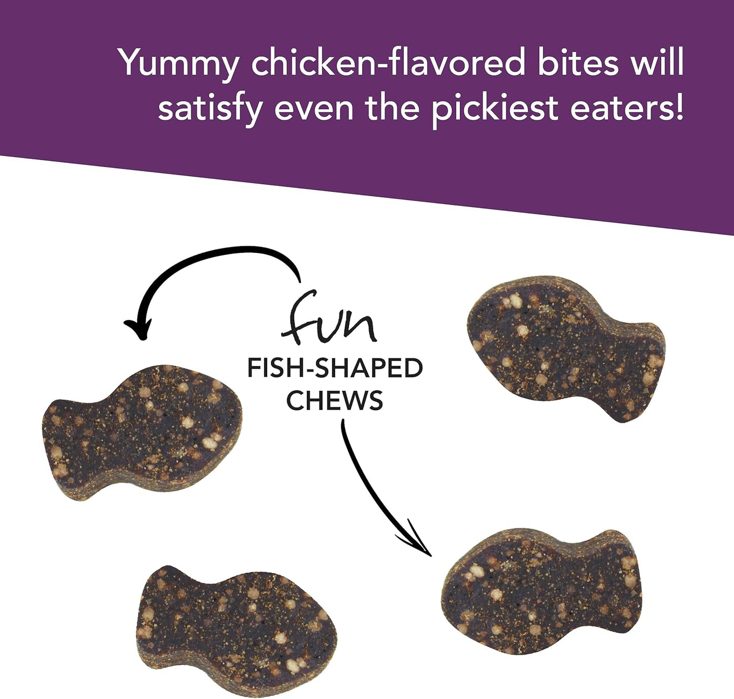 VetriScience Vetri Lysine Plus 90 Chicken Flavored Chews Cats Immune Respiratory Support Supplement