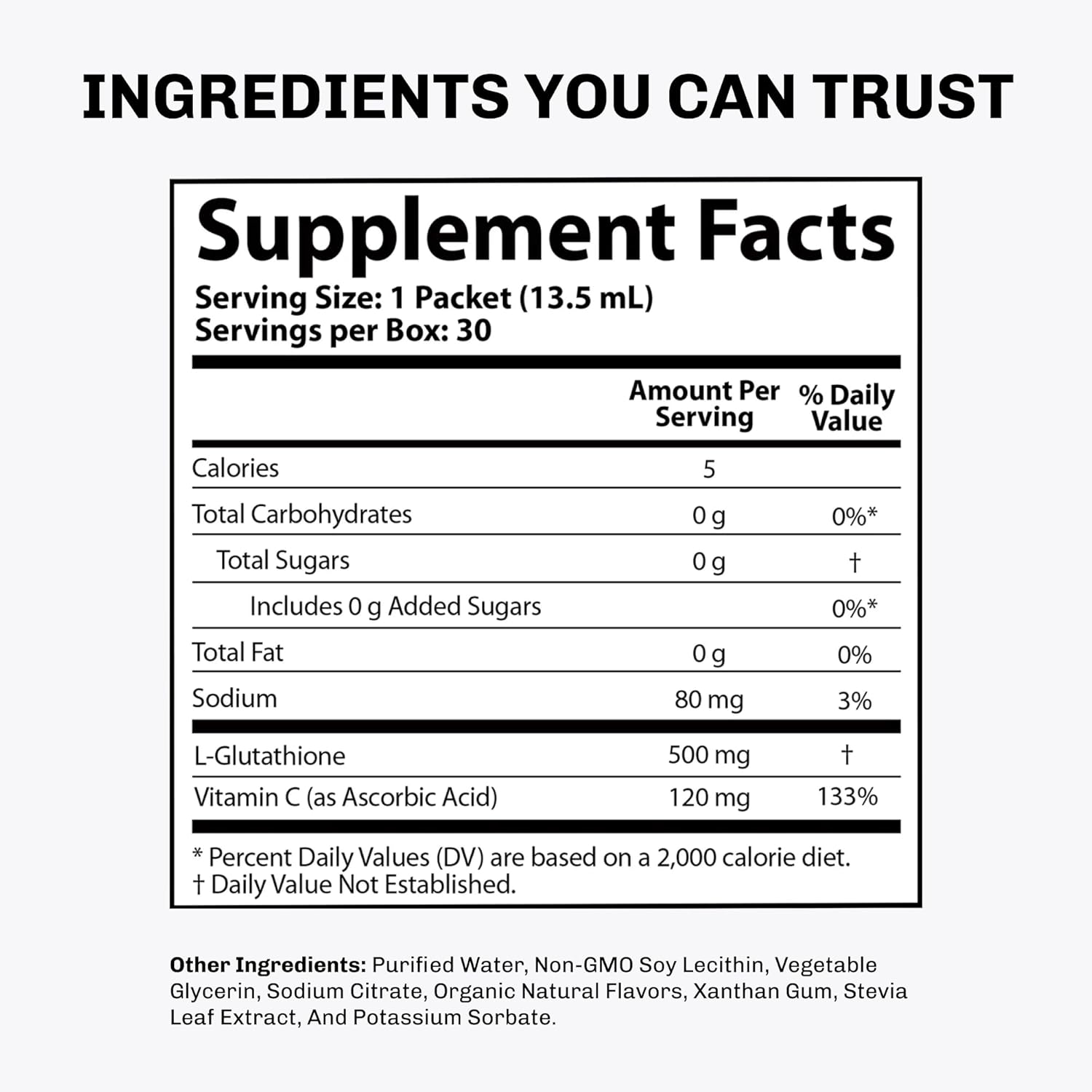 Vida Lifescience Aurora Nutrascience Liquid Glutathione 500mg Immune Support Antioxidant - 30 Packets - BoostGo Australia