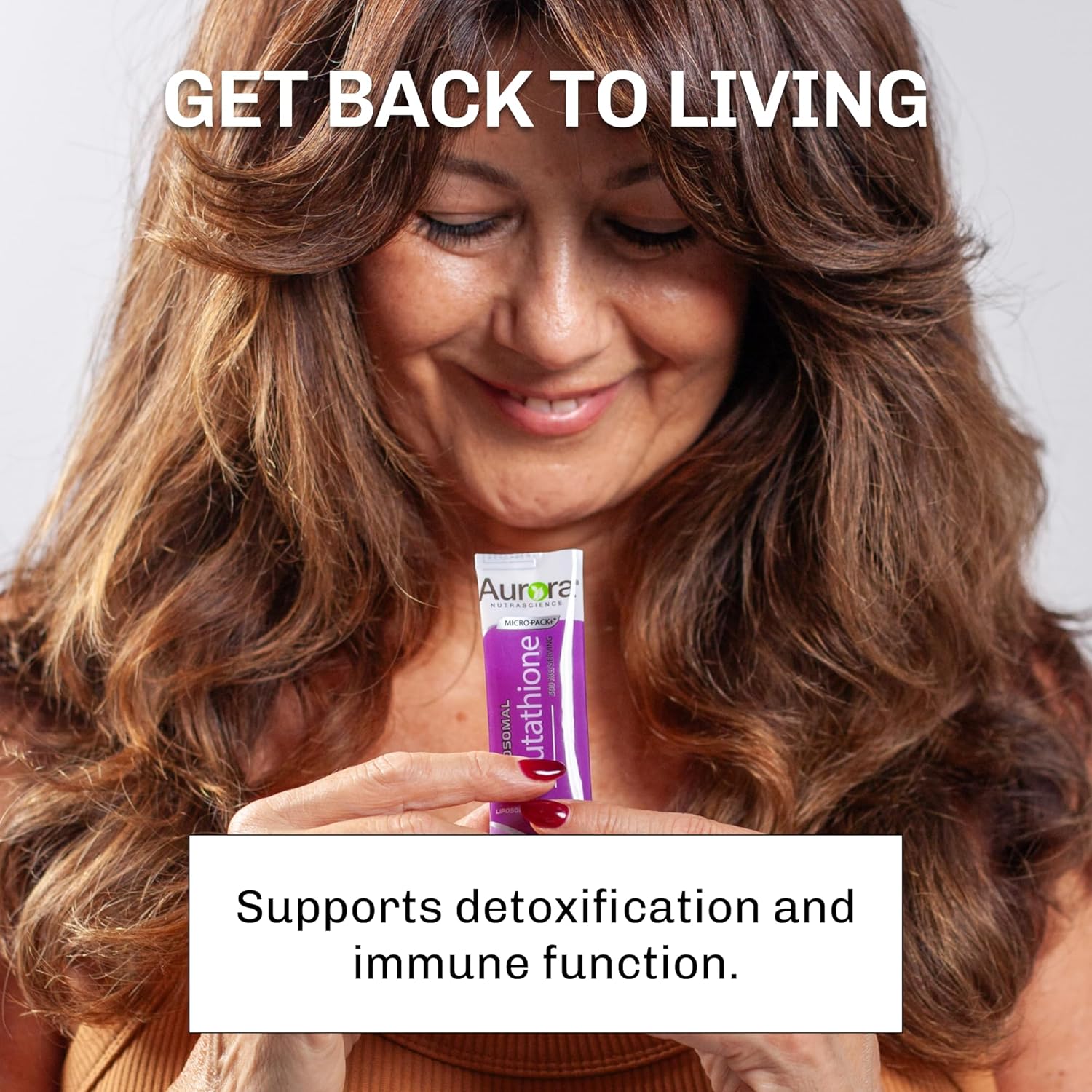 Vida Lifescience Aurora Nutrascience Liquid Glutathione 500mg Immune Support Antioxidant - 30 Packets - BoostGo Australia