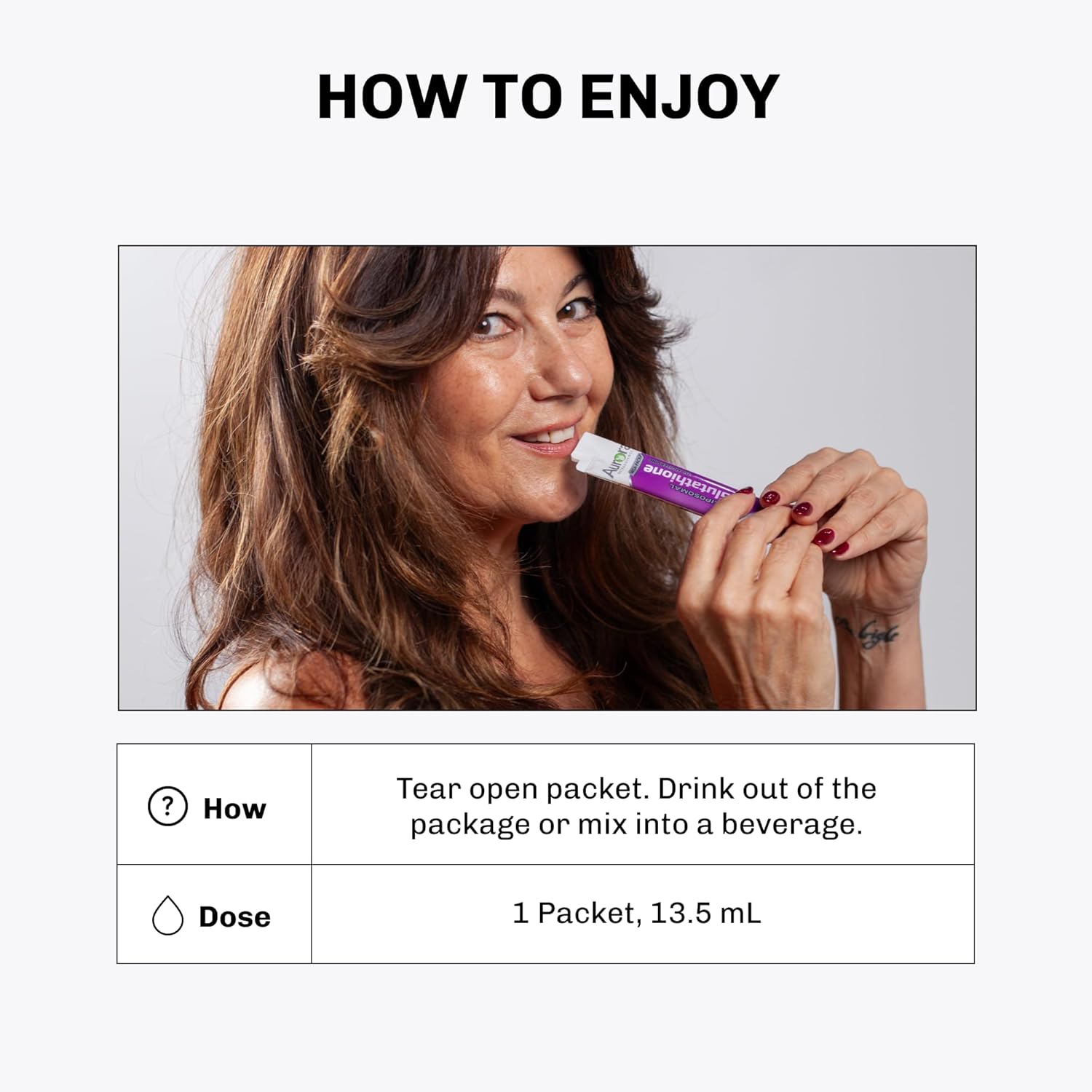 Vida Lifescience Aurora Nutrascience Liquid Glutathione 500mg Immune Support Antioxidant - 30 Packets - BoostGo Australia