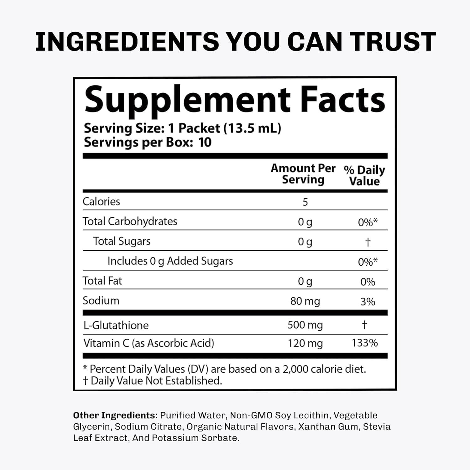 Vida Lifescience Aurora Nutrascience Micro-Liposomal Liquid Glutathione- Immune Support, Antioxidant- 500mg per Serving- 10 Packets- Gluten Free- Non-GMO- Sugar-Free- 4.6 fl oz